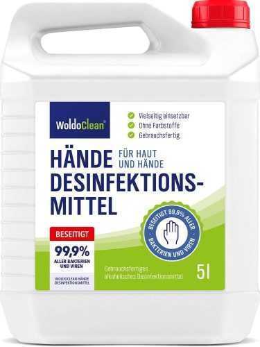 Alkoholos kézfertőtlenítő - 5 l - WoldoClean®