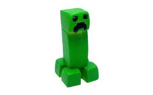 Creeper a Minecraft-tól - zöld romboló - marcipán figura - Frischmann
