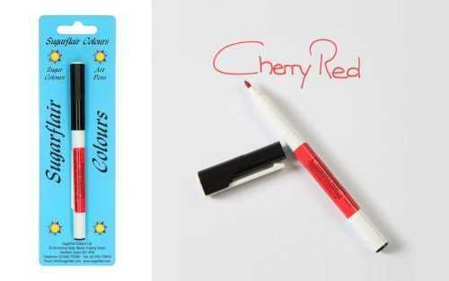 Ehető egyszerű fix piros (Cherry Red) - Sugarflair Colours