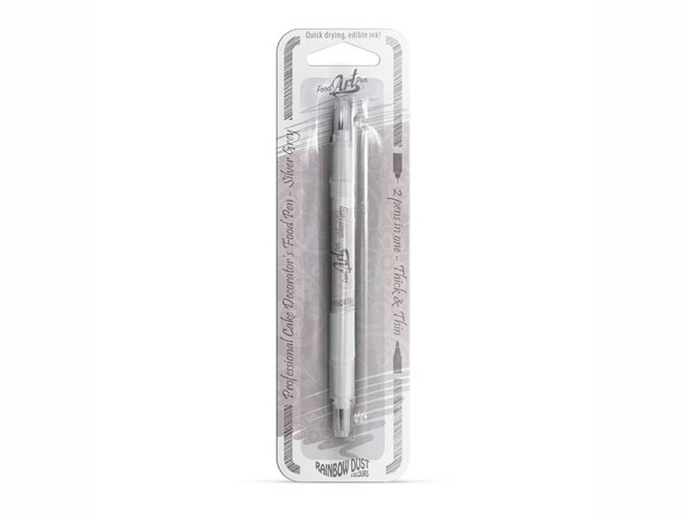 Ehető fix ezüstszürke kétoldalas (Silver Grey) - Rainbow Dust