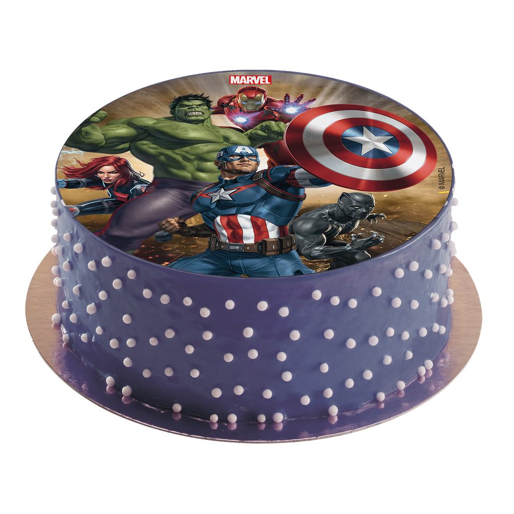 Ehető papír tortára Bosszúállók / Avengers 16 cm - Dekora