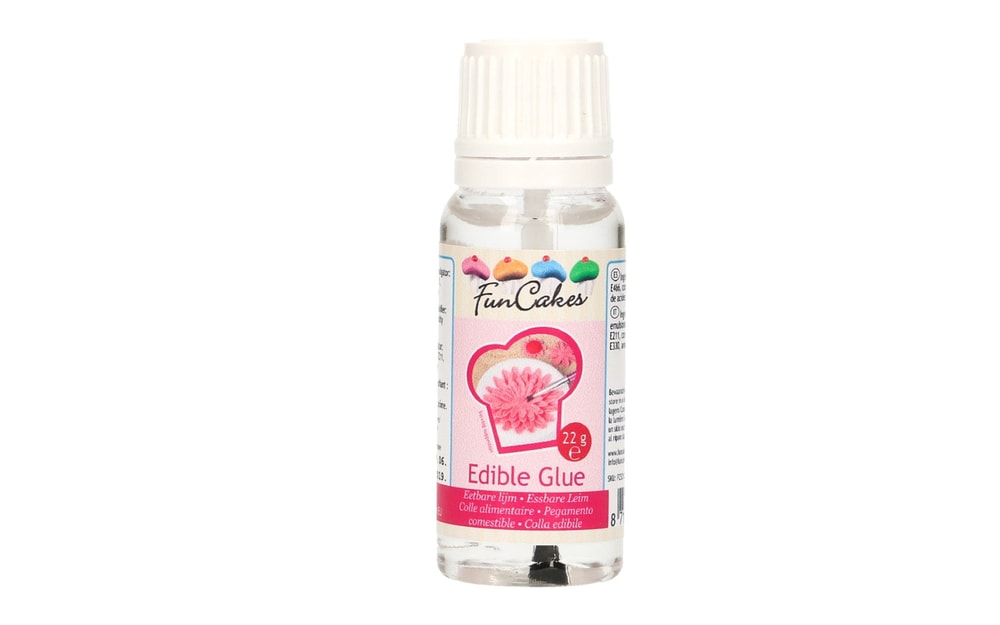 Ehető ragasztó Edible Glue ecsettel - 22 g - FunCakes