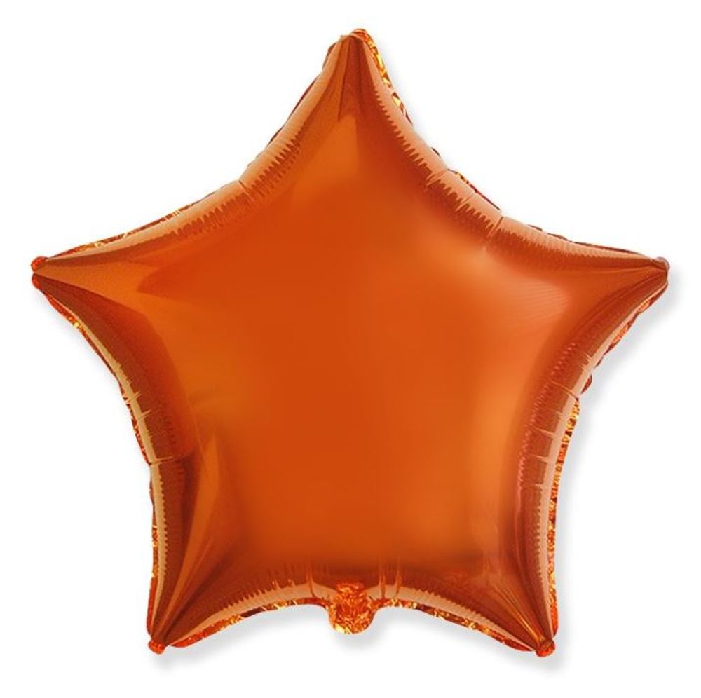 Fólialufi narancssárga csillag 45 cm-es - Flexmetal
