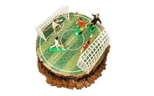 Fondant ehető torta papír focipálya 20cm - Dekora