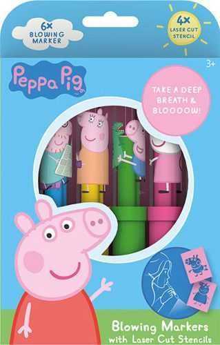 Fújó jelölők Piggy Peppa 6 db - Jiri Models