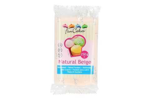 Hengerelt bőr színű - (színes fondant) Natural Beige 250 g - FunCakes