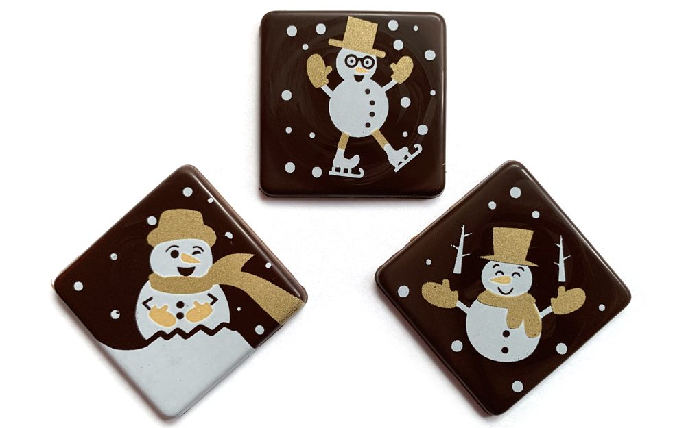 Hóemberek csokoládé dekorációs szett 35 db - Barbara Luijckx