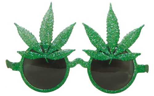 Kannabisz levekkel ellátott szemüvegek - marihuána - Folat