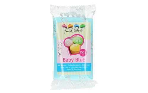 Kék hengerelt fondant Baby Blue (színes fondant) 250 g - FunCakes