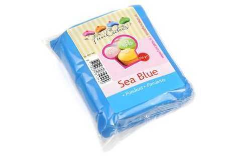 Kék hengerelt fondant Sea Blue (színes fondant) 250 g - FunCakes