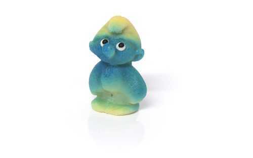 Kék törpe - marcipán figura tortára - Frischmann