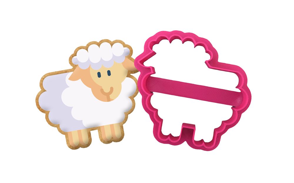 Kis bárány sütivágó - 3D nyomtatás - Dortmarket