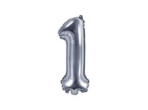 Léggömb fólia ezüst 35 cm - 1 (Nem tölthetó  héliummal) - PartyDeco