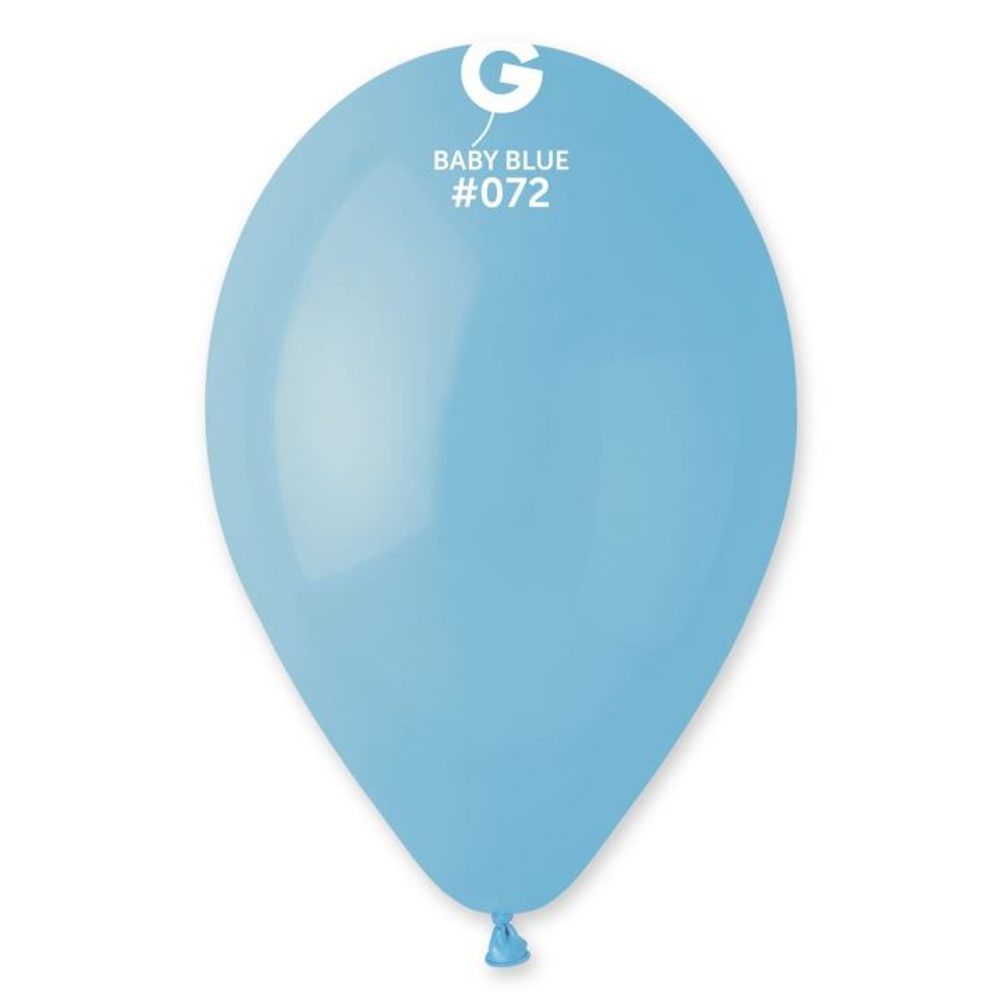 Léggömbök 100 db babakék 26 cm-es pasztell lufi - SMART