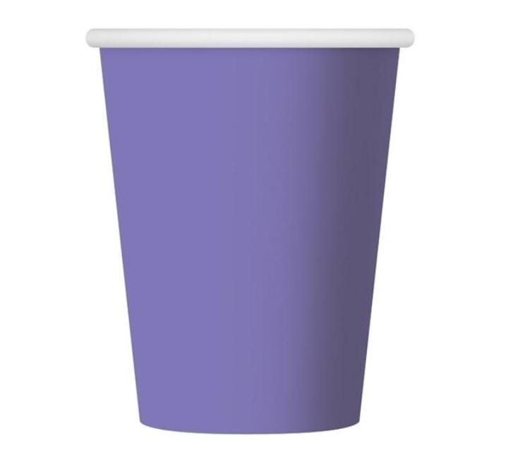 Lila csészék 250 ml - 6 db - poharak - GoDan