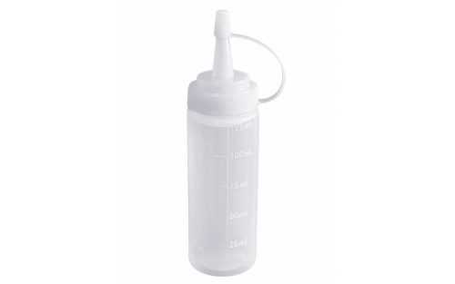 Műanyag palack mérővel szószokhoz és öntetekhez - 125 ml - Ibili