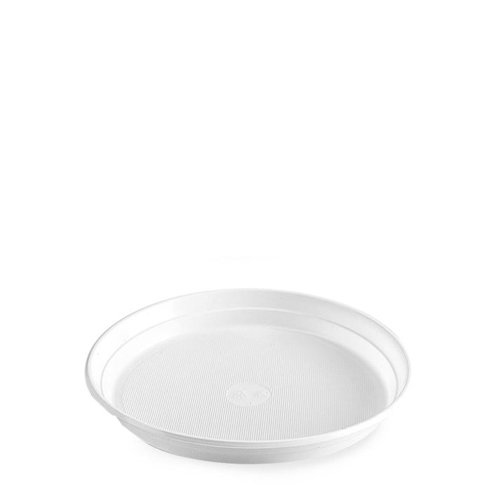 Műanyag tányér 1 -részból 100 db 22 cm - MAZUREK
