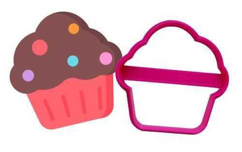 Muffin - cupcake sütivágó - 3D nyomtatás - Dortmarket