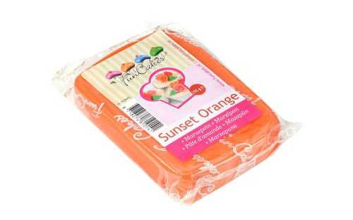 Narancssárga marcipán Sunset Orange 250 g - FunCakes