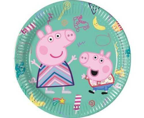 Papír tányérok Pepa malac - Peppa Pig - 20 cm