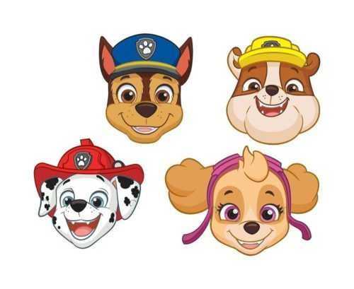 Paw Patrol papírmaszkok Mancs őrjárat