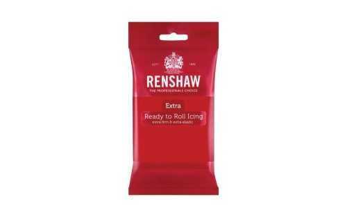 Piros bevonat - hengerelt fondant Red- 250 g - Renshaw