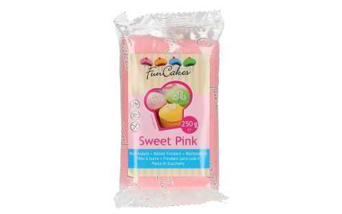Rózsaszín hengerelt fondant Sweet Pink (színes fondant) 250 g - FunCakes