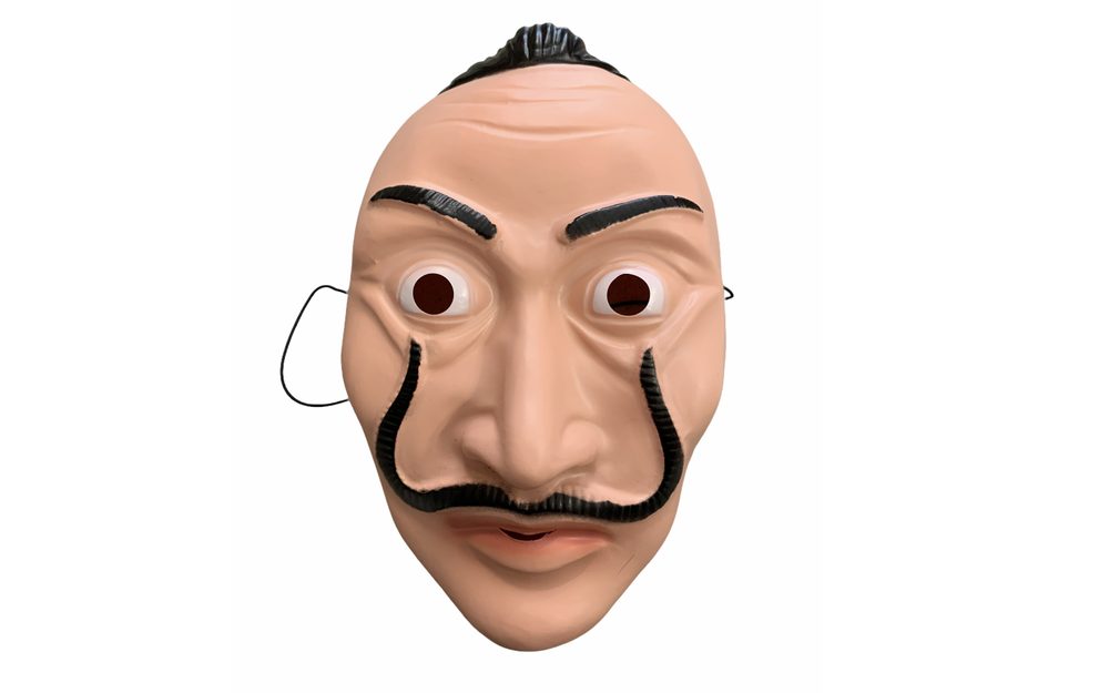 Salvador Dalí álarc - Money Heist / Papir ház /  La casa de papel - GUIRCA