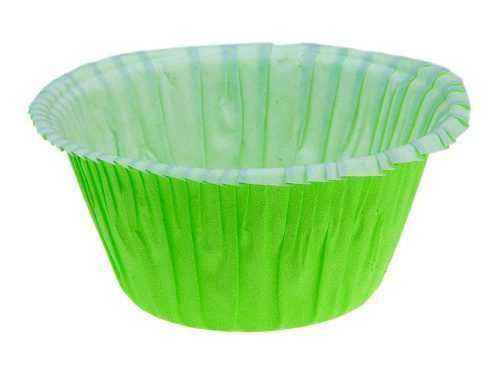 Sütő kosarak önhordó muffinokhoz - zöld 50 db -