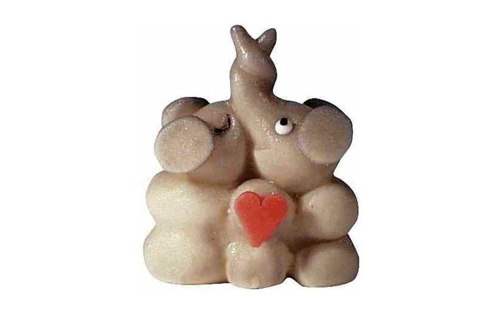 Szerelmes elefántok - marcipán torta figura - Frischmann