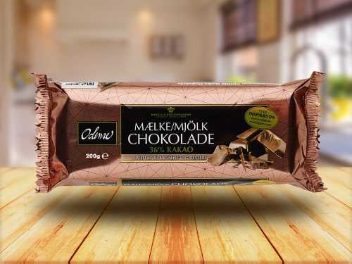 Tejcsokoládé 36% valódi táblás csokoládé - tartósítószer nélkül 200 g - Odense Marcipan
