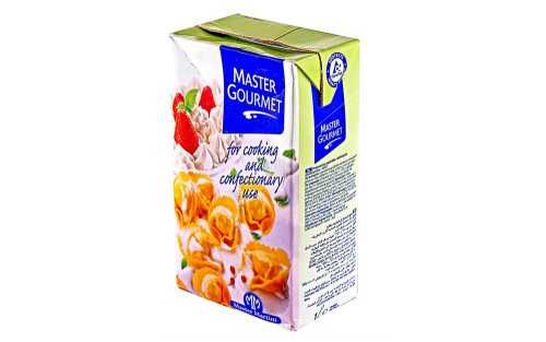 Természetes növényi tejszín Gourmet Master 1 l - Master Martini