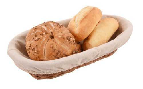 Tészta és házi kenyér tálca textíliával - ORION