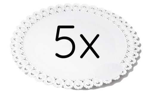 Torta álátét csipkével 30 cm - szett 5 db -