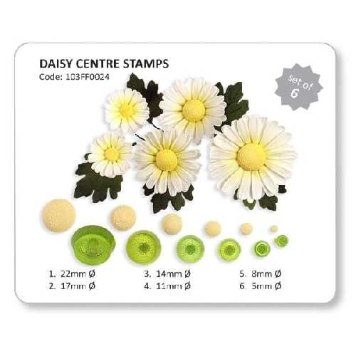 Virágközpontok halmaza (Daisy Center Stamps) - JEM
