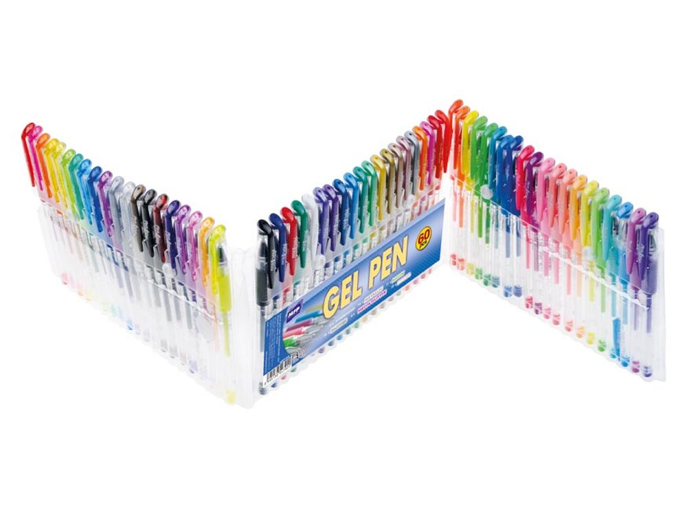 Zselés színes toll készlet - 60 db - MFP Paper