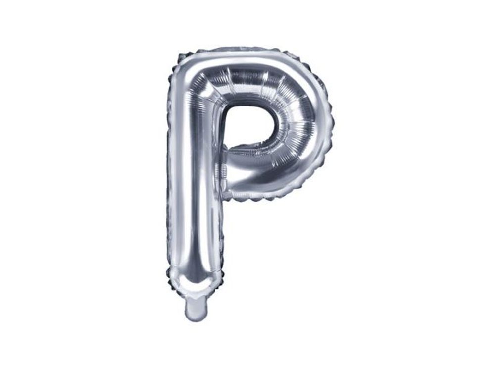 "P" betű fólia lufi