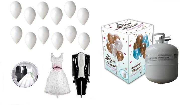 Hélium ballonok feltöltéséhez + esküvői ballonok - 420 l - lufi - BALLONPUB