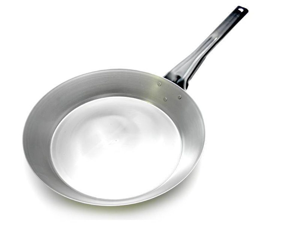 Acél serpenyő 32 cm vastagság 1mm - Czech gastro profi