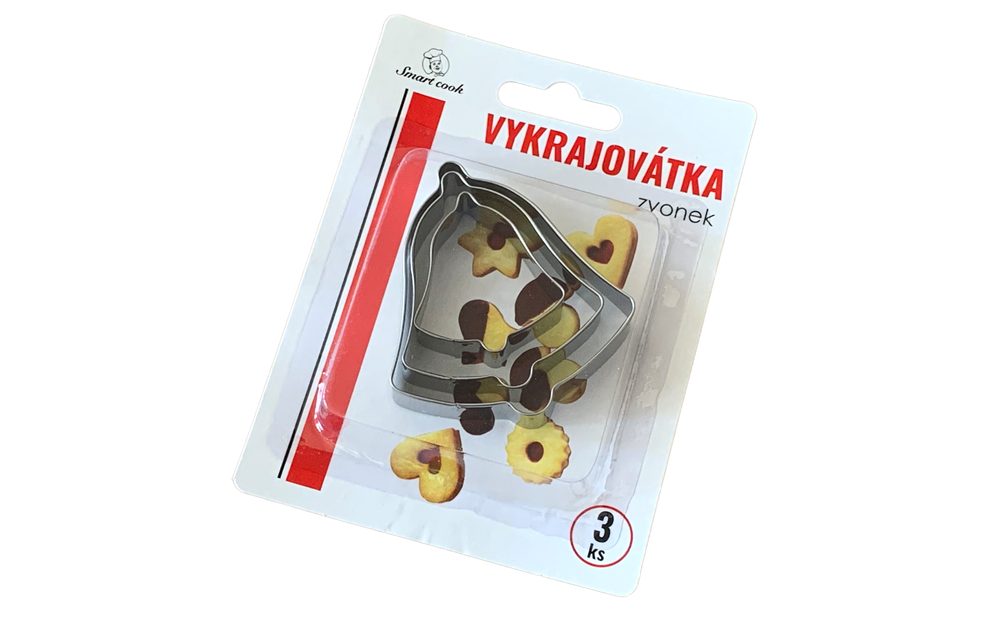 Vágókészlet Bells - 3 db - Smart Cook