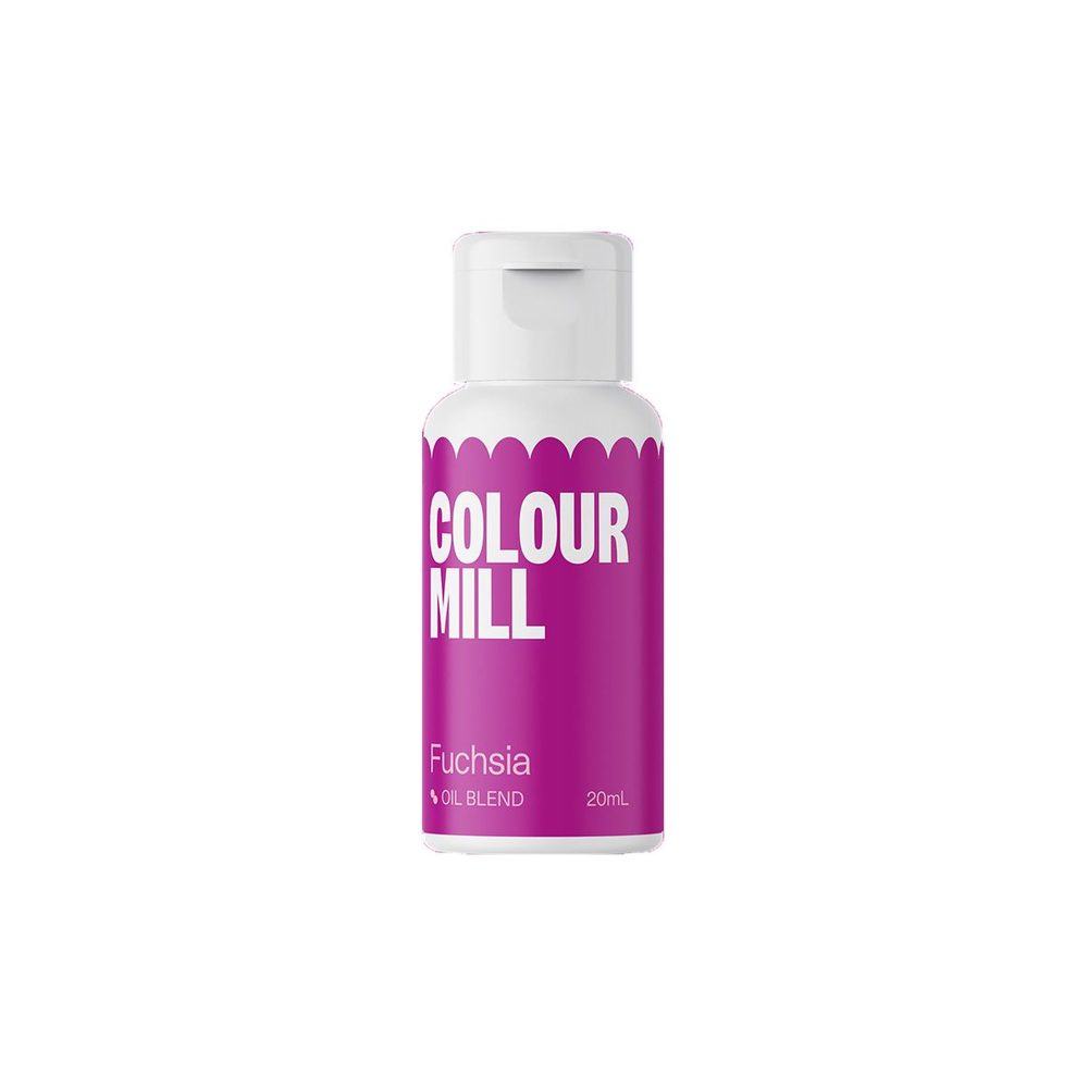 Étkezési ételfesték olajkeverék Fuchsia 20 ml - Colour Mill