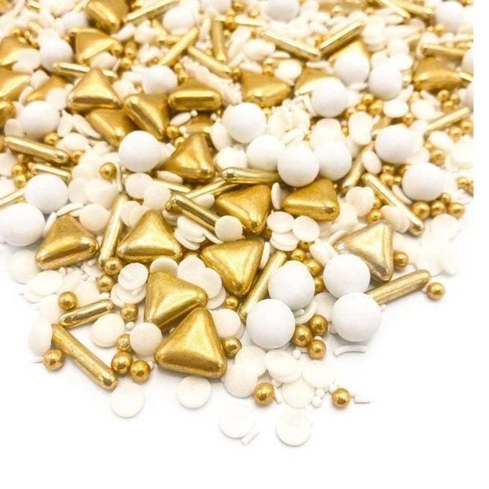 Cukros dekorációk CHAMPAGNE - 90 g - Happy Sprinkles
