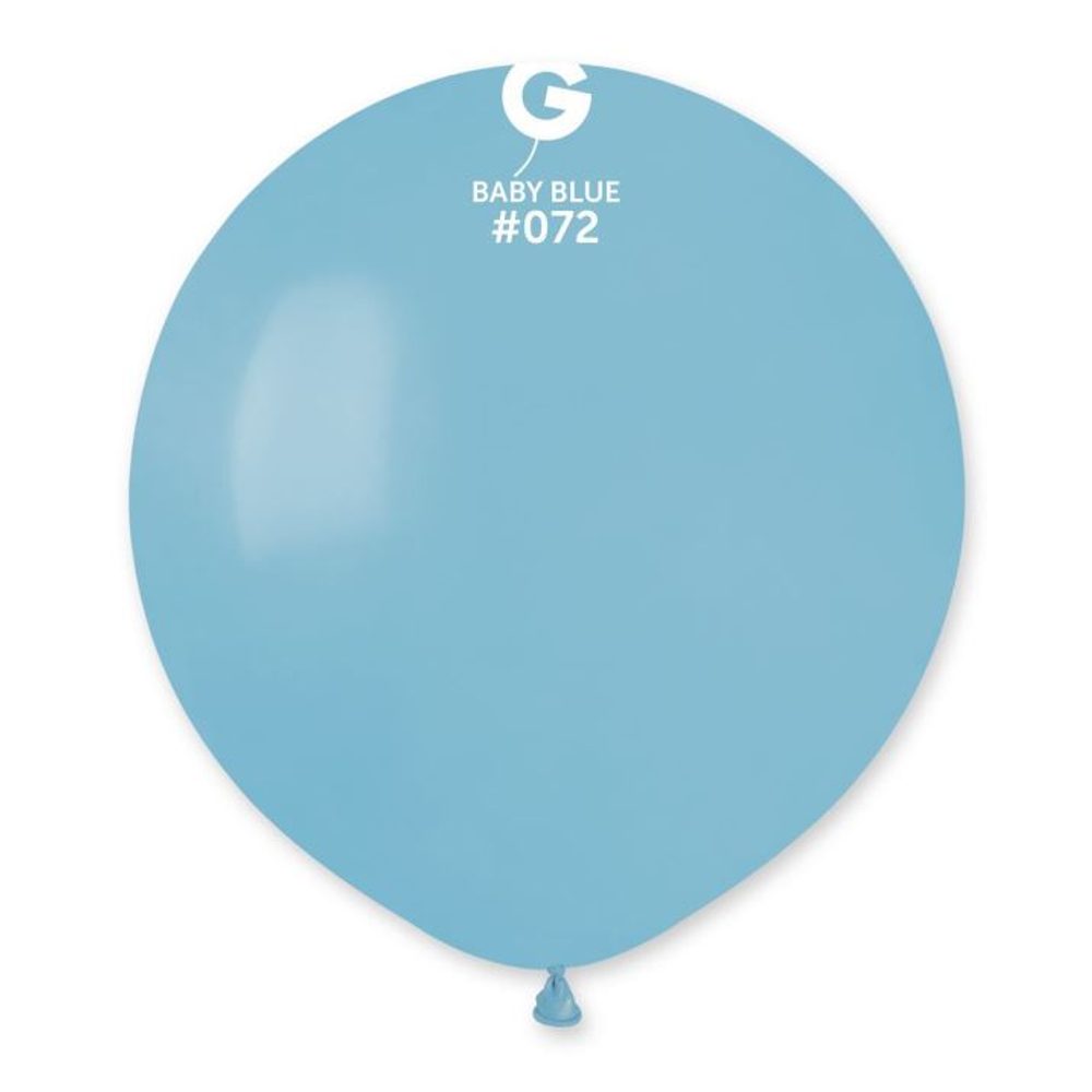 48 cm-es pasztell baby kék latex lufi – 1 db - SMART