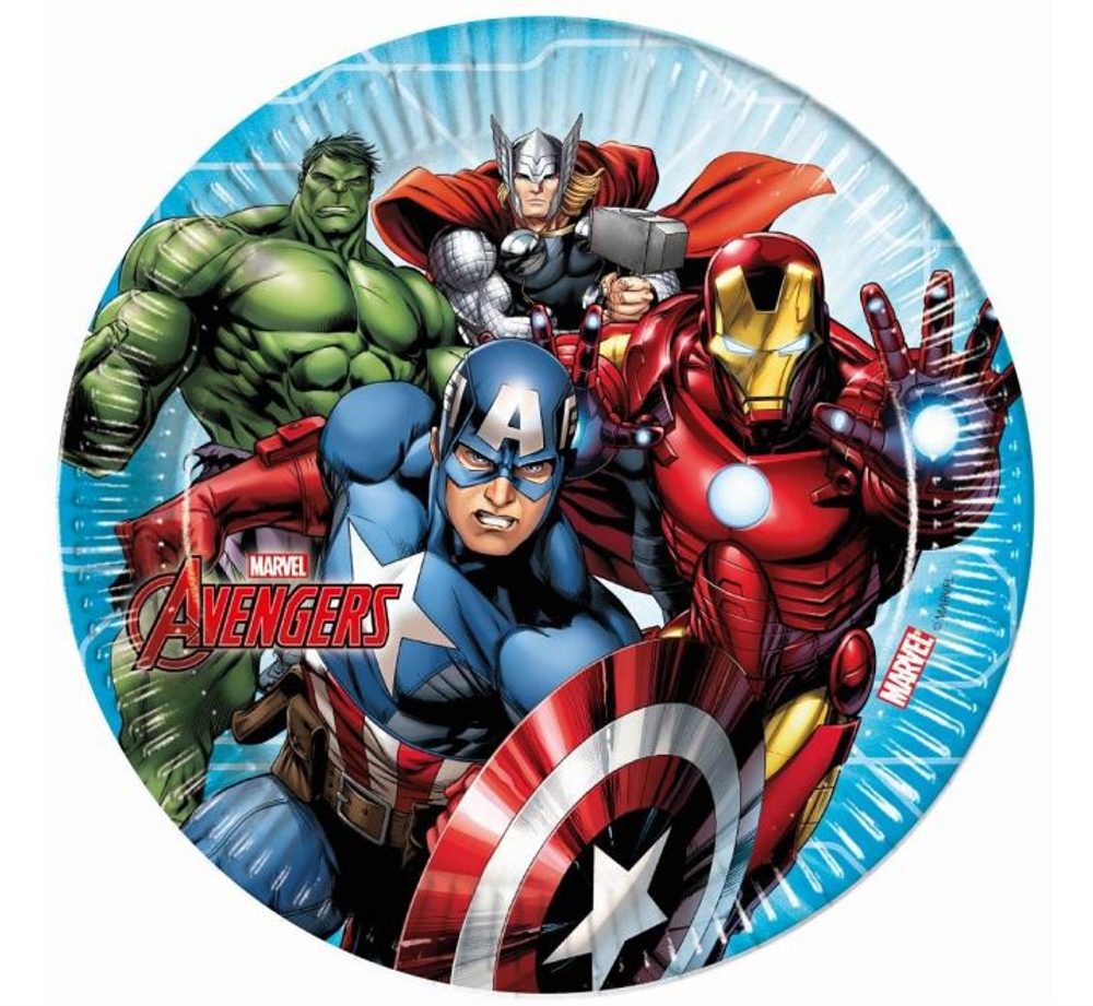 AVENGERS papírtányérok