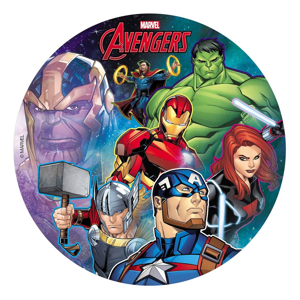 Avengers édességpapír 20 cm - Dekora