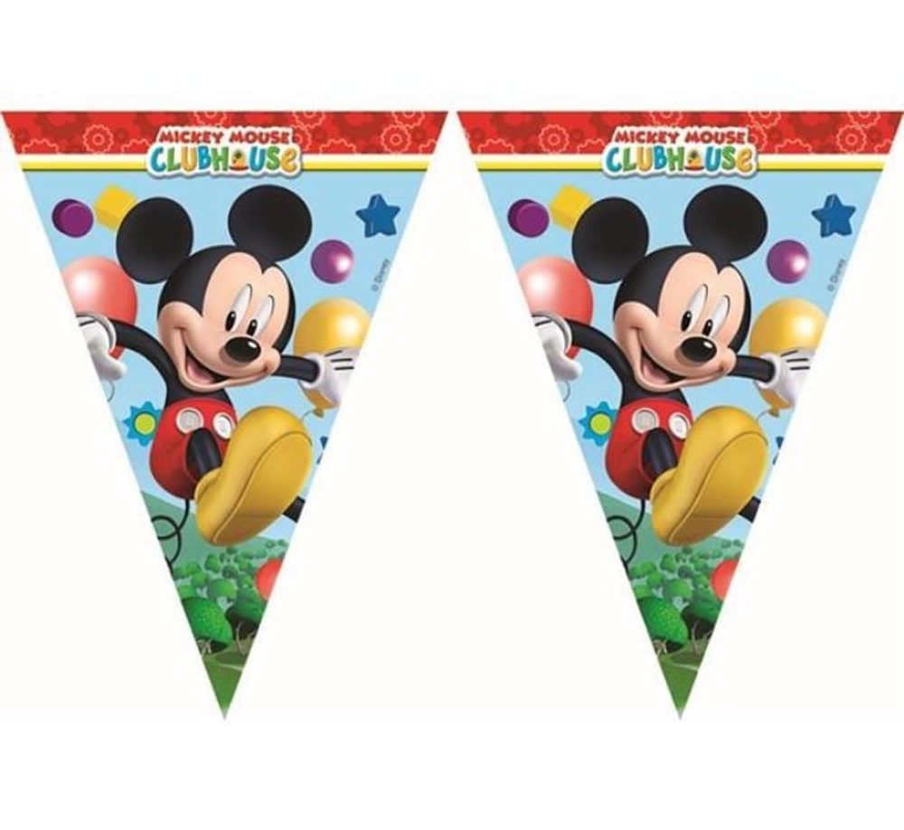Banner - Mickey zászlók girland - GoDan