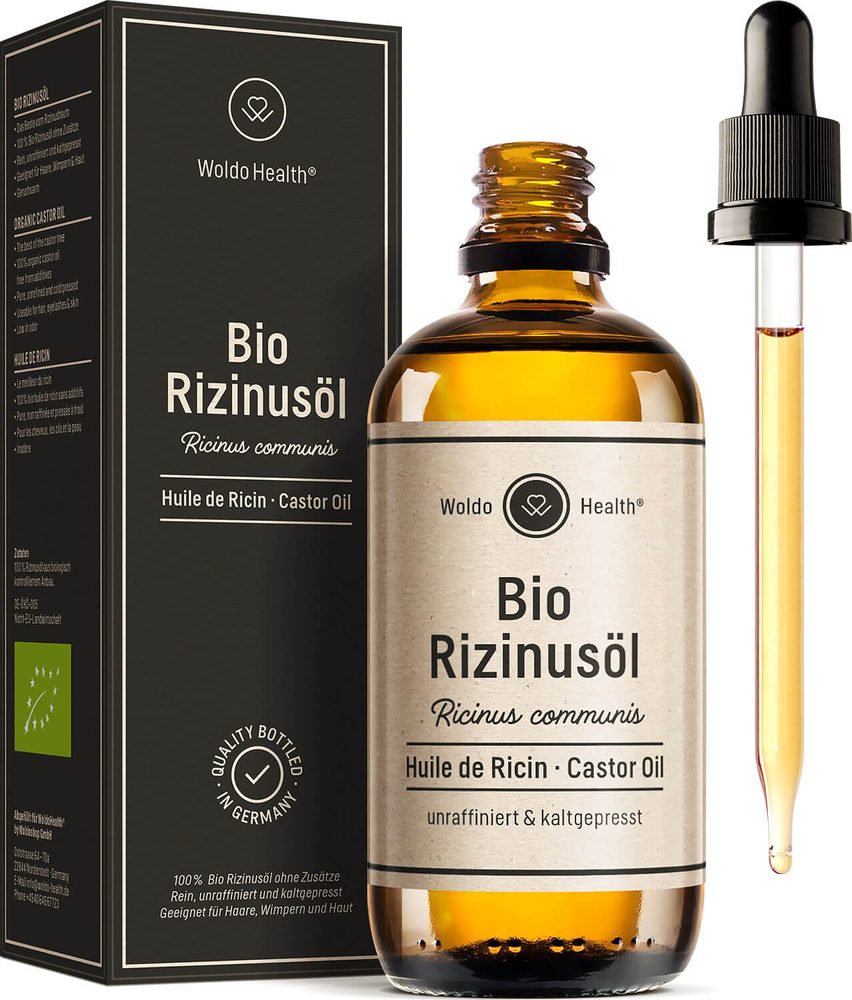 Bio Ricinový olej 100ml - WoldoHealth®