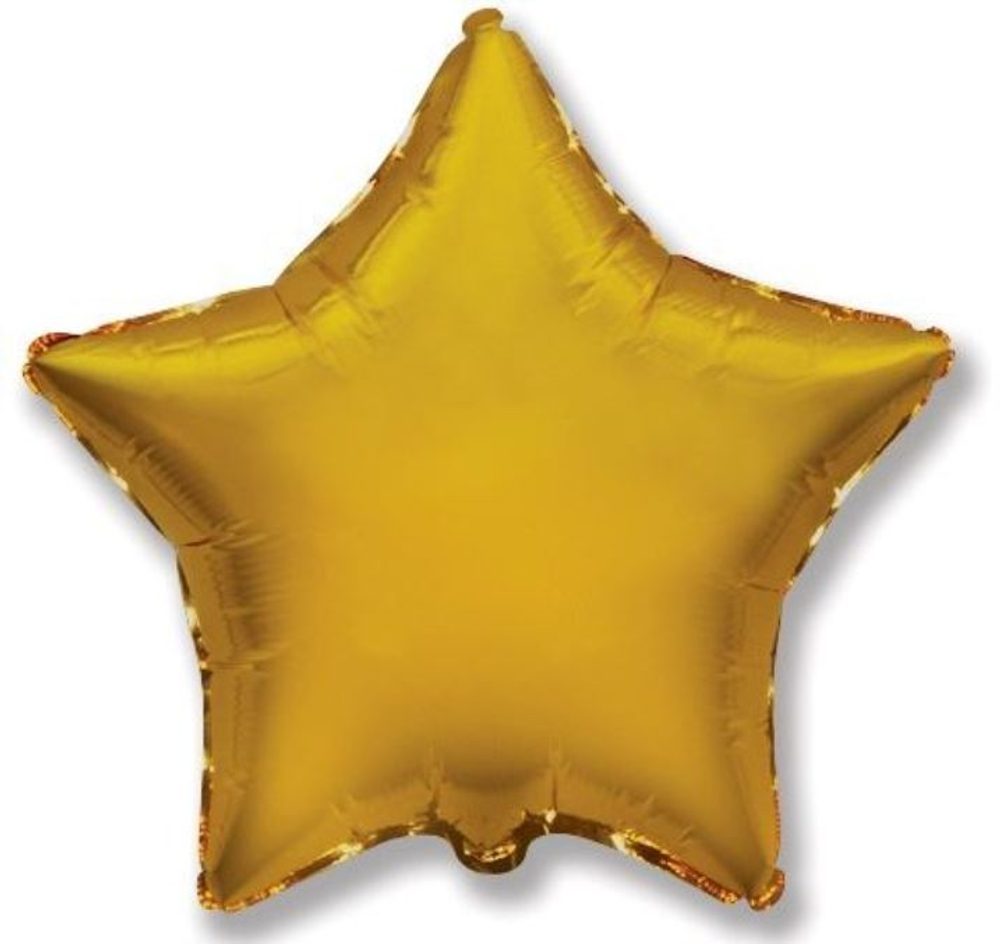 Fólia léggömb 45 cm Arany csillag - Flexmetal