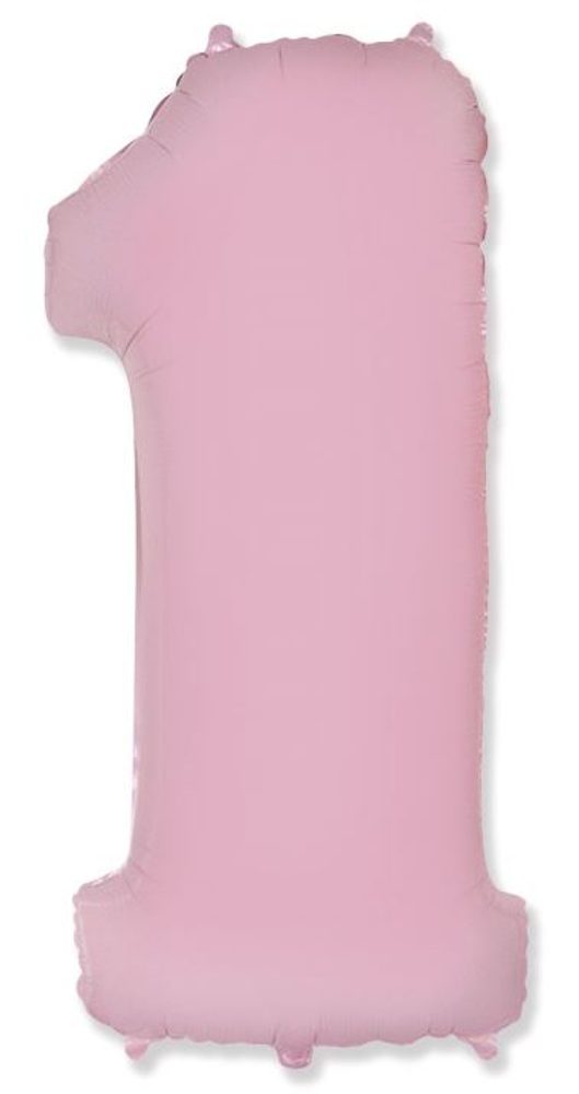 Fólia szám 1 rózsaszín 115 cm - Flexmetal