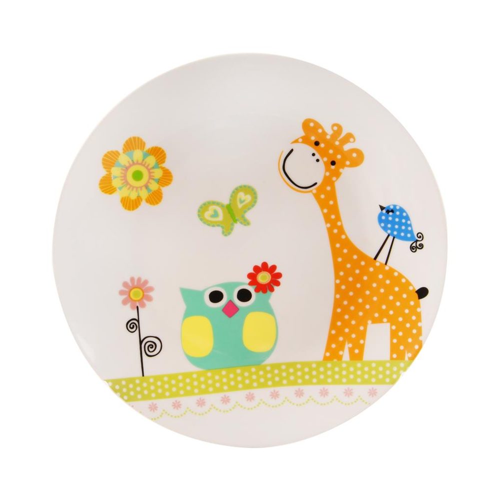 Gyerek mély tányér Zsiráf 21 cm - ORION
